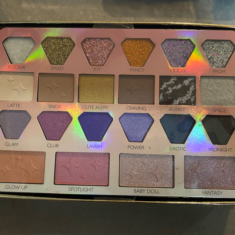 Too Faced Vibrant Eyeshadow Palette - Purple, Gold, Pink, Brown